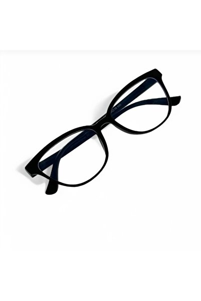 PİYESBOUTİQUE Ariana Cat Eye Cat Eye Bone Transparent Women Men Unisex Blue Light Protecting Screen Glasses Eyewear