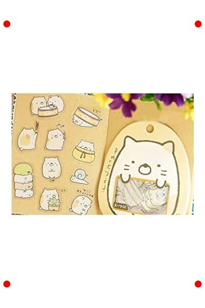 markentegra Neko Themed Sumikko Gurashi Sticker Set - 50 Pieces