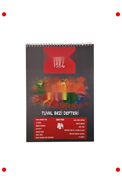 markentegra A4 Tuval Bezi Defteri Akrilik Yağlıboya Guaj