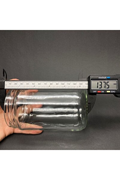 junibeliw 6 Pieces White Lid Glass Jar Condiment Jar Snack Jar Sauce Jar 6X660Ml