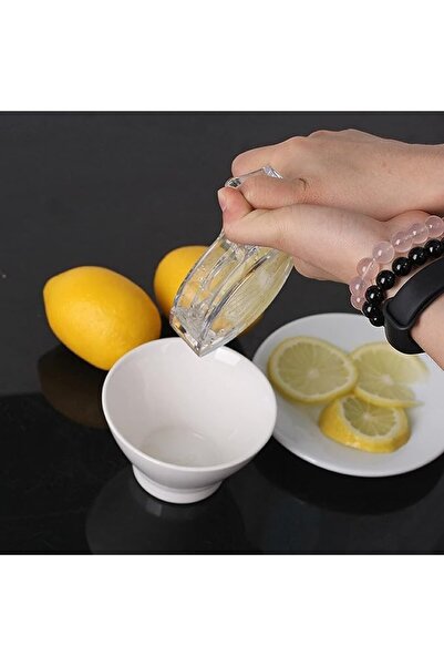 Flippy Manual Citrus Juicer — Durable, Easy to Use and Store, Fish Model, Transparent, 12 x 5.2 cm