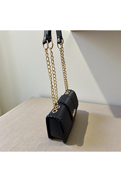 Gözde Mağazacılık حقيبة كتف نسائية ذات مظهر أنيق وتفاصيل محبوكة