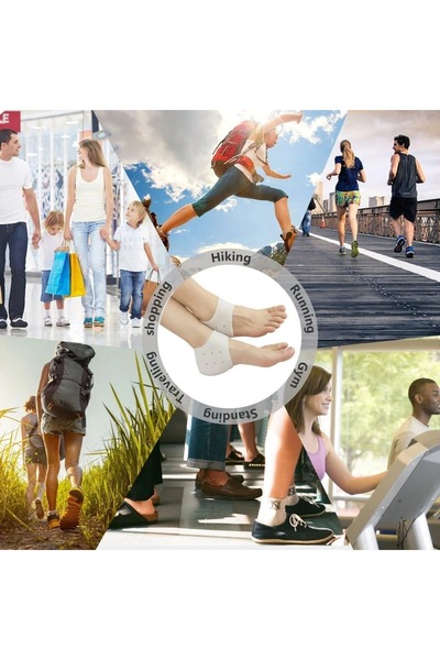 Generic Heel protectors, breathable gel cushion, heel sleeves, plantar fasciitis