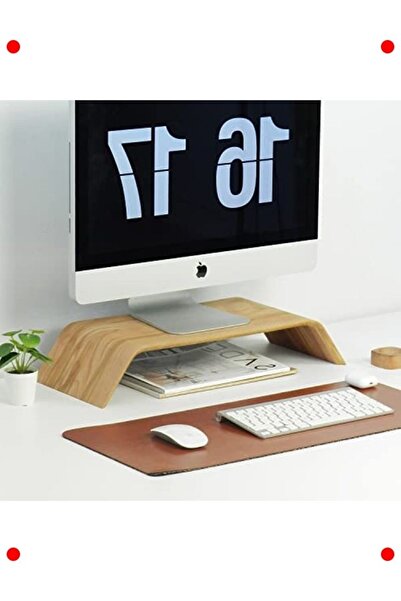 markentegra Wooden Monitor and Computer Riser Stand