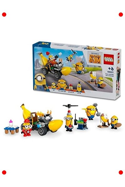 markentegra Minions and Banana Car Building Set (136 Pieces)
