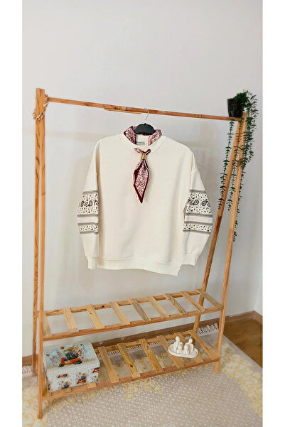 Mytex Heba Butik Fularlı Sweatshirt Yeni Sezon