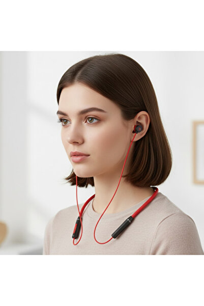 Generic Bluetooth Headset Rechargeable Neckband Bass Sound Earphone For All Phone Models