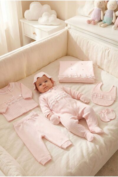 yukobaby bebeğiniz için en doğalı KIZ BEBEK LÜX DÜĞMELİ 10'LU YENİDOĞAN HASTA...