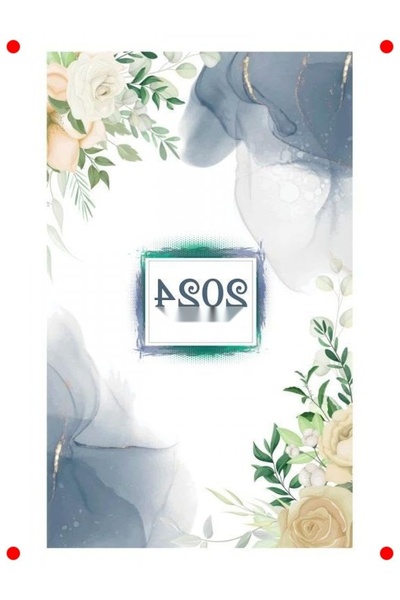 markentegra 2024 Multi-Colored Themed Agenda Planner