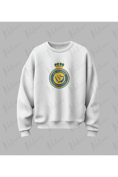 Nulivez Al-Nassr Design Back Printed High Quality Unisex Oversized O Neck Sweatshirt