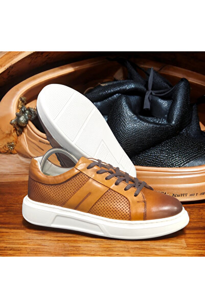 VİVA SHOES 100% Genuine Leather Eva Sole Casual Men's Shoes
