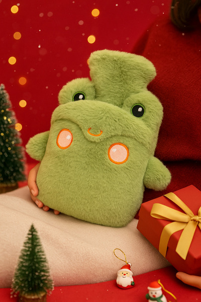 TOYFEST Frog Plush Hot Water Bag – Soft Heating Bag | Regulatory & Relaxing