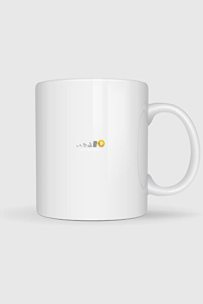 Bahriyeli Collection Paper Money Evolves Bitcoin Printed Mug Cup