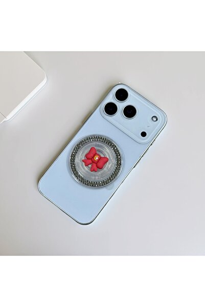 HYPERSOFT Magsafe Özellikli Tüm Telefonlarla Uyumlu Telefon Tutucu Magsafeli Popsocket