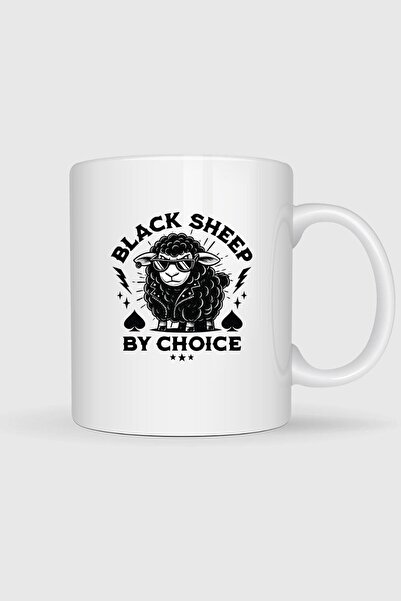 Bahriyeli Collection Black Sheep by Choice Printed Mug Cup