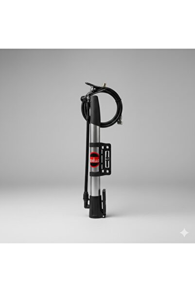 deniz hırdavat Revello Kompakt ve Güvenilir Lüx Krom Renk Bisiklet Pompası