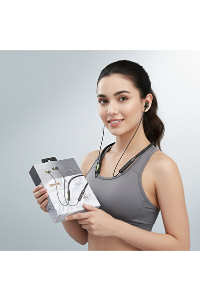 Generic Bluetooth Headset Rechargeable Neckband Bass Sound Earphone For All Phone Models