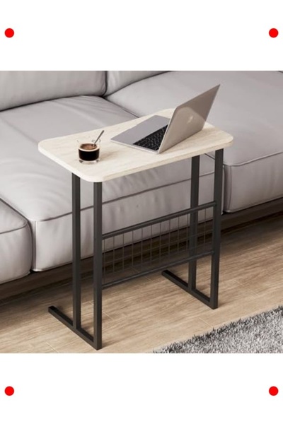 markentegra Multi-Purpose Portable Coffee Table with Metal Legs