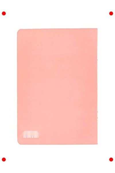 markentegra دفتر ملاحظات مربعات A5 وردي - 40 ورقة