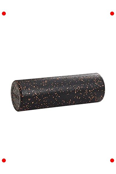 markentegra Flat Massage Foam Roller - Black/Orange, 45 cm