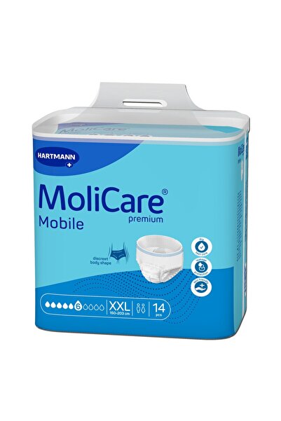 MOLICARE 6 Damla Panty Pads 2Xlarge 14 Pieces * 6 Pack