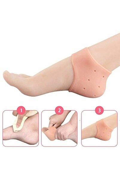 Generic Silicone gel foot pads for pain relief and soft support for high heels, 1 pair