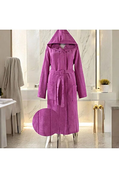 VENTİ VENTİSCA Халат за баня, памучно кадифе, качулка, унисекс