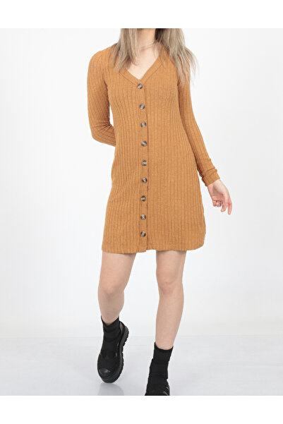 AMERICAN EAGLE Short dress, Light brown