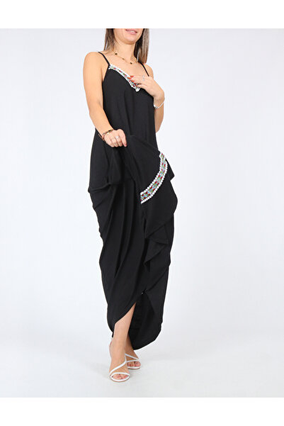 Evendi Long dress, Black