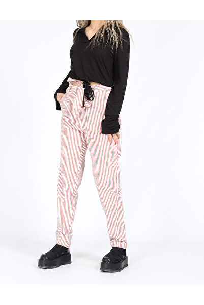 Vero Moda Pants, White/Brown