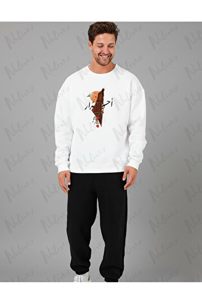 Nulivez Palestine Design Printed High Quality Unisex Oversized O Neck Sweatshirt
