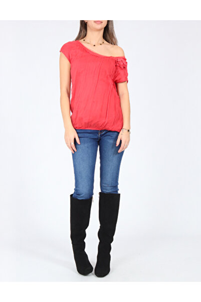 Evendi Blouse, Coral
