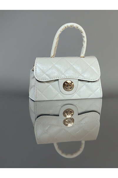 VELLA BAG Hand and Shoulder Bag with White Chain and Strap