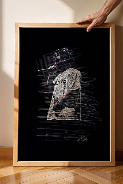 Saturn Travis Scott Framed Painting Rap Hip Hop - Aesthetic Poster