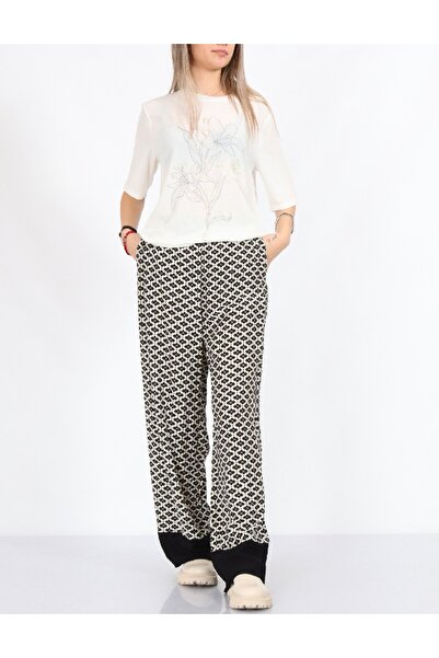 ONLY Pants, White/Black