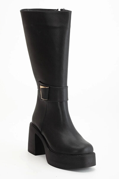 GULT Women's Platform Sole Boots with Buckle