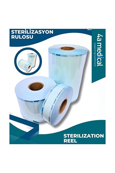 4A Medical Sterilizasyon Rulosu 40Cm*200mt - Otoklav Poşeti 1 Adet