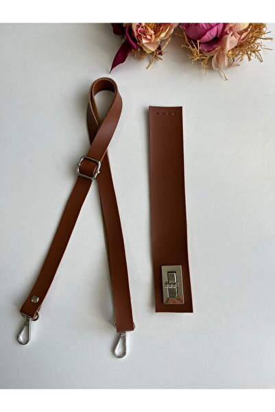 zg hobi aksesuar Adjustable Strap and Cover Kit Made of Faux Leather for Knitted Bags