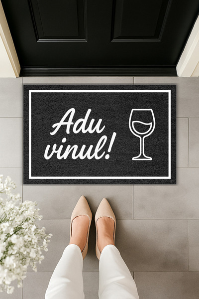 Dormot Modern Digital Printing Vinyl Mat! Written Door Mat