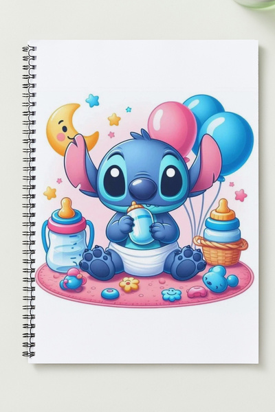 BLACKONECLASS STİTCH A5 Metal Spiralli Çizgisiz kalın bristol Kapak STİTCH De...