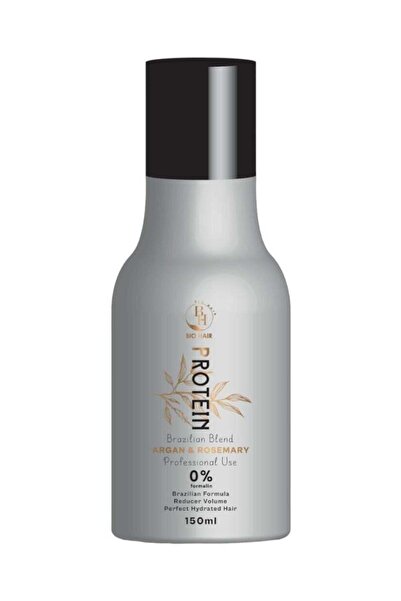 B H BIO HAIR بروتين الشعر الحيوي من بي اتش بيو مع زيت الأرغان وإكليل الجبل 0%...