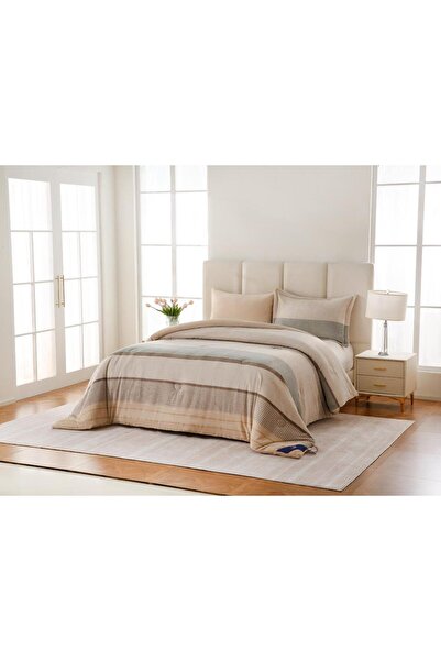 Moon Almnar double-sided velvet duvet with large filling, double size, 6 pieces, in elegant colors and designs.