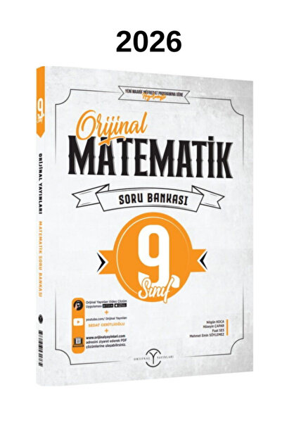 Orijinal Yayınları 2026 Orijinal 9. Sınıf Orijinal Matematik Soru Bankası Maa...