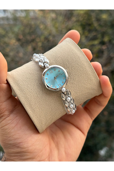 Tulpar New Season Pearl Detailed Vintage Women's Wristwatch