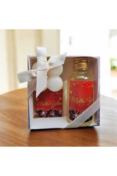 defnestand Yılbaşı Hediyesi Daphne Dijital 6'lı Yeni Yıl-Kolonya-Çikolata-Bub...