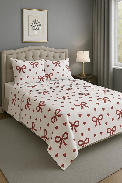 uykulife home collection Uykuli̇fe Christmas Pattern Single Bedding Set