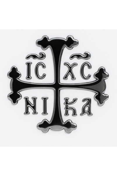 Danili Religious Car Sign – Protective Cross 7×7 cm, Adhesive, Car Protection