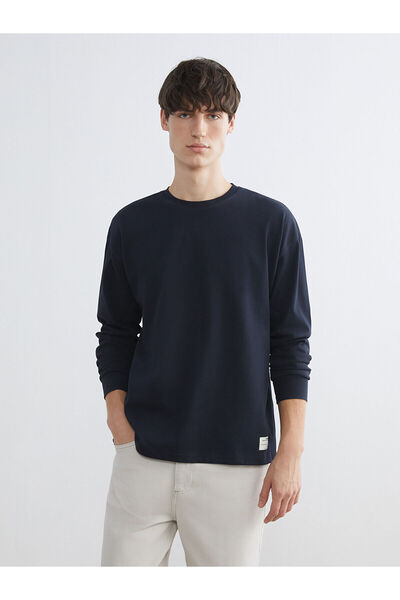 LC Waikiki Özmarka New Season Crew Neck Long Sleeve Men's T-Shirt