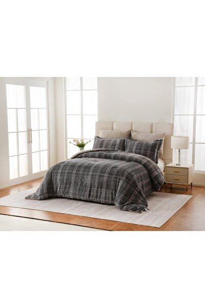 Moon Almnar double-sided velvet duvet with large filling, double size, 6 pieces, in elegant colors and designs.