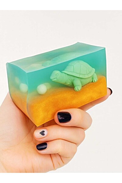 SOO SOAP KAPLUMBAĞA SABUN DİLİMİ EL YAPIMI HEDİYELİK DEKORATİF